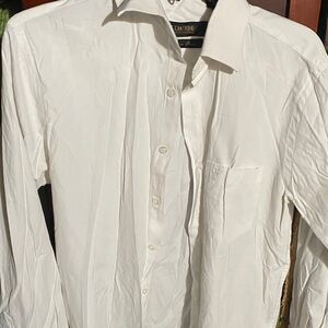Men's Classic White Dress Shirt